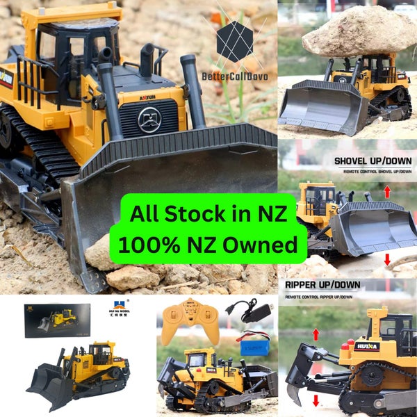 HUINA 1554 D11 BULLDOZER Model Car 1:16 Remote Control RC Truck (Hui Na) Carousel 1