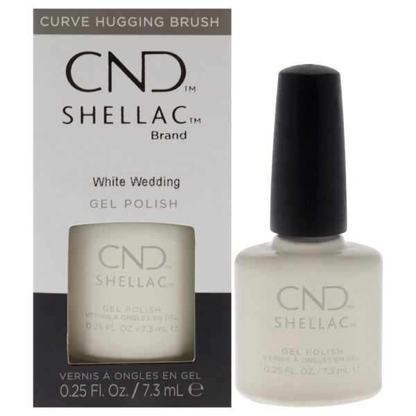 CND Shellac Nail Polish - White Wedding by CND for Women - 0.25 oz Nail Polish Carousel 1