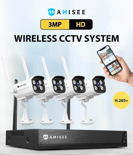 3MP Security Camera Set Wireless Home CCTV Indoor Outdoor Surveillance System Carousel 2