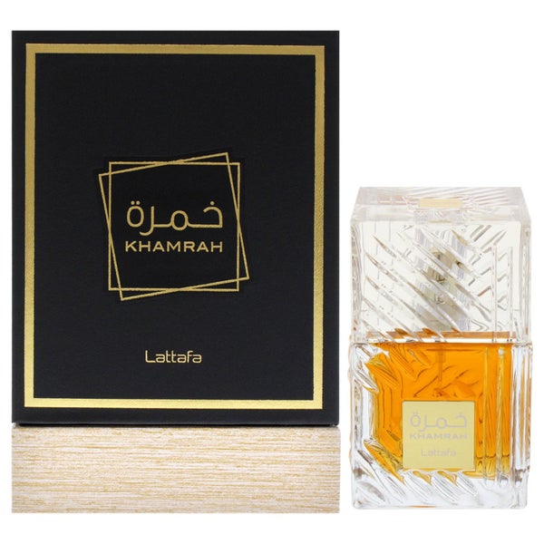 Lattafa Khamrah by Lattafa for Men - 3.4 oz EDP Spray Carousel 1