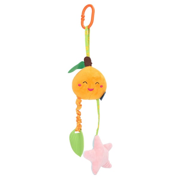 baby hanging bell stroller toy Baby Plush Hanging Stroller Toys with Teether Carousel 5