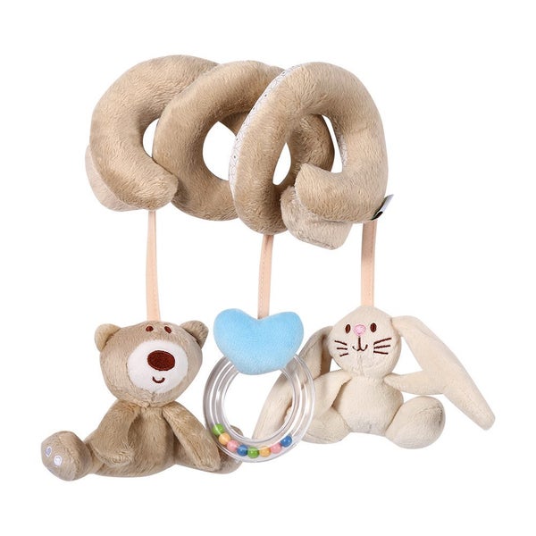 crib rattle toys baby toys 1Pc Infant Baby Spiral Activity Crib Bed Stroller Carousel 5