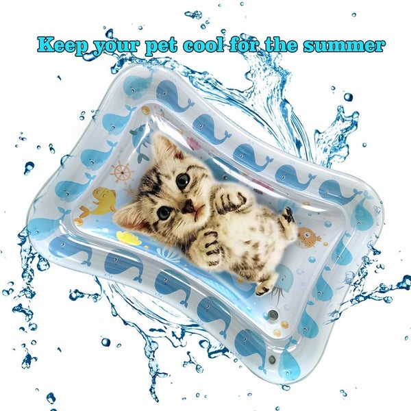 Inflatable Baby Ice Pad Prone Pat Water Cushion Marine Life Mat 50*70cm Type H Carousel 1