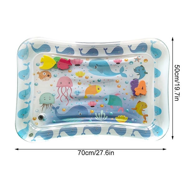 Inflatable Baby Ice Pad Prone Pat Water Cushion Marine Life Mat 50*70cm Type H Carousel 5
