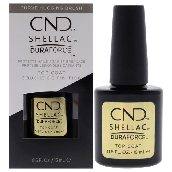 CND Shellac Nail Color - Duraforce Top Coat by CND for Women - 0.5 oz Nail Po... Carousel 1