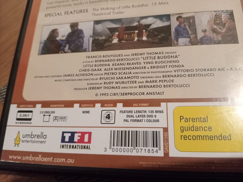 Little Buddha DVD Keanu Reeves As New Carousel 5