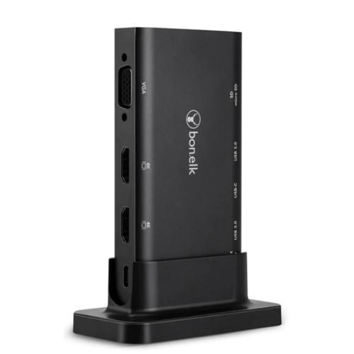 Bonelk Long-Life USB-C to 9-in-1 Multiport Hub - Black [ELK-80031-R] Carousel 1