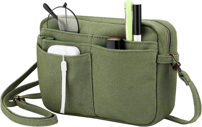 Pencil Bag, Portable Big Pencil Case For Men/women, Multi-pocket Zipper Small Po Carousel 1