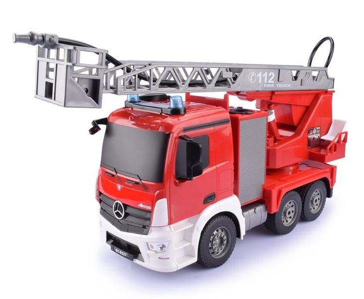 1:20 Scale RTR Mercedes Benz Licensed RC Fire Engine Truck Comes W/ 2 Recharg... Carousel 5