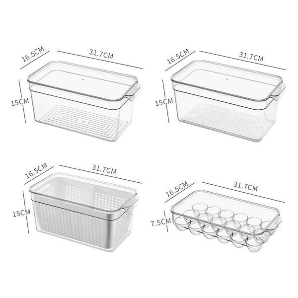 4-Piece Refrigerator Organizer Set - Free Shipping | Local Stock Carousel 6