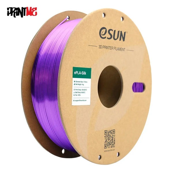 eSUN SILK PLA PURPLE 1.75mm 3D PRINTER FILAMENT 1kg/2.2lbs Carousel 1