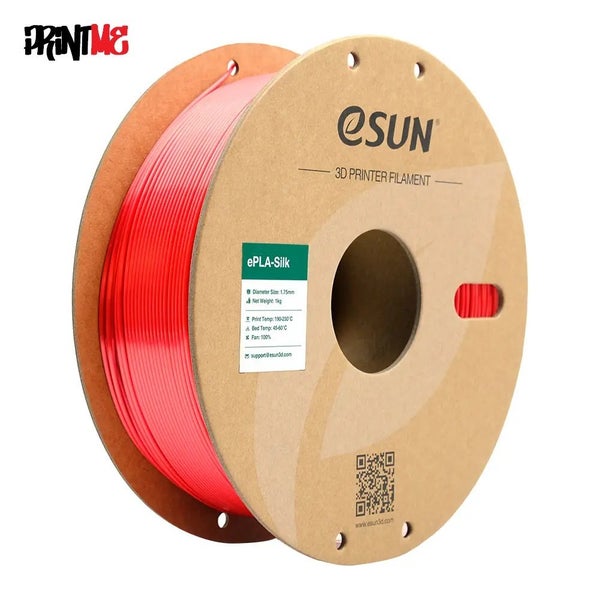 eSUN SILK PLA RED 1.75mm 3D PRINTER FILAMENT 1kg/2.2lbs Carousel 1