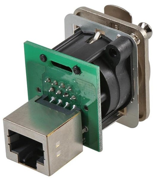 Neutrik Ethercon RJ45 Connector Panel Mount Feedthrough Carousel 2