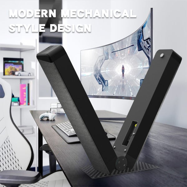 Foldable TV Sound Bar Built-in Subwoofer,Bluetooth 5.1 Wireless Speaker Soundbar Carousel 2