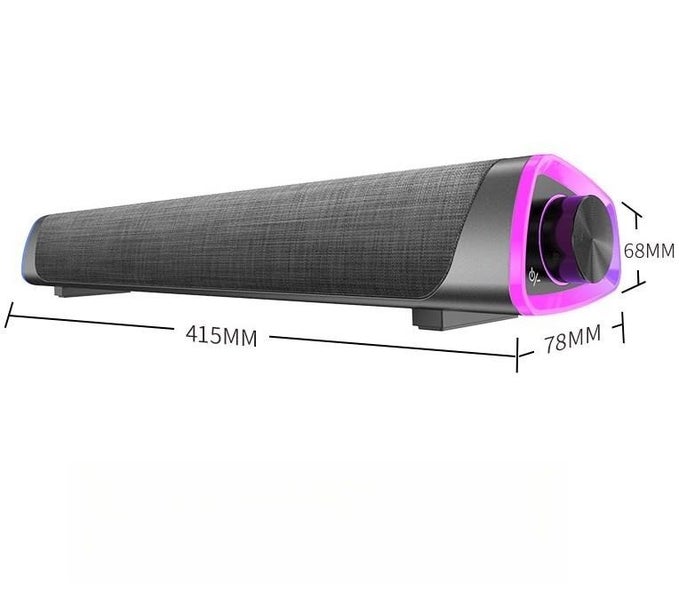 Computer Bluetooth Speakers,PC Sound Bar,Surround Sound Soundbar for Laptop Carousel 7
