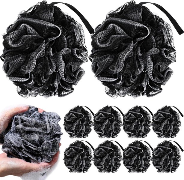 12 Pack Ultra Soft Mesh Pouf Bath Sponges Free Shipping | Local Stock Carousel 1