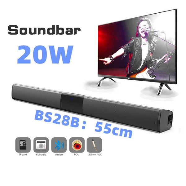Bluetooth Sound Bar Wired Wireless Bass Subwoofer TV Speaker Remote Soundbar Carousel 1