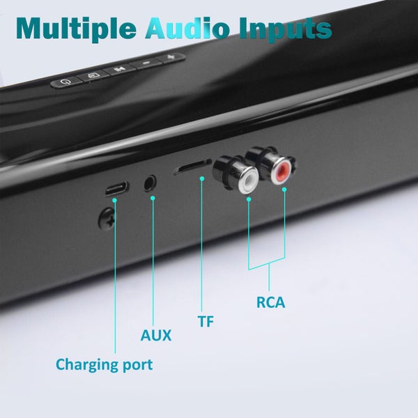Bluetooth Sound Bar Wired Wireless Bass Subwoofer TV Speaker Remote Soundbar Carousel 7