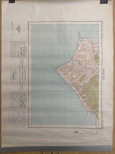 VINTAGE TOPOGRAPHICAL MAP: Baring / Sheet N164/9, 1946 1st edition (78yo) Carousel 2
