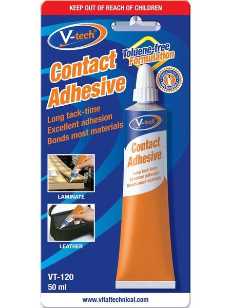 V-Tech Multipurpose Contact Adhesive 50ml VT120 Carousel 1