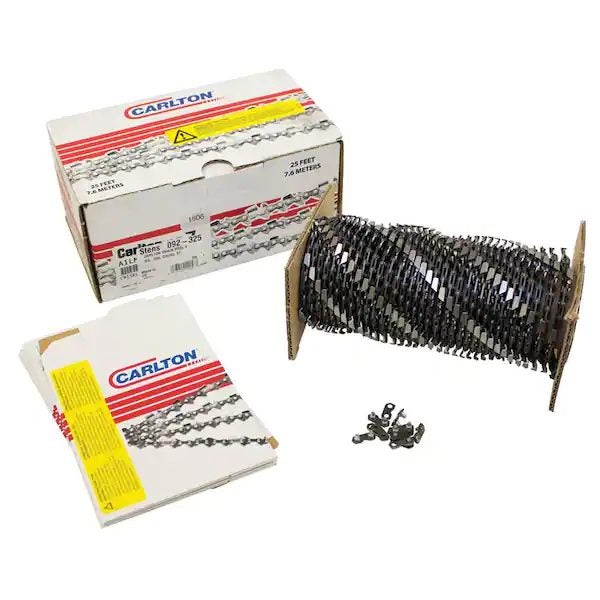 Carlton N4C 3/8" Low Profile 0.043" Chain - 25ft Roll Carousel 1