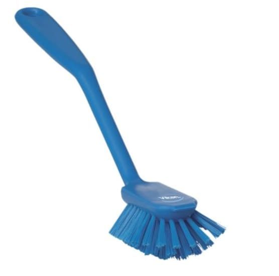 Vikan Dish Brush Heavy Duty Blue-280mm-Each Carousel 1