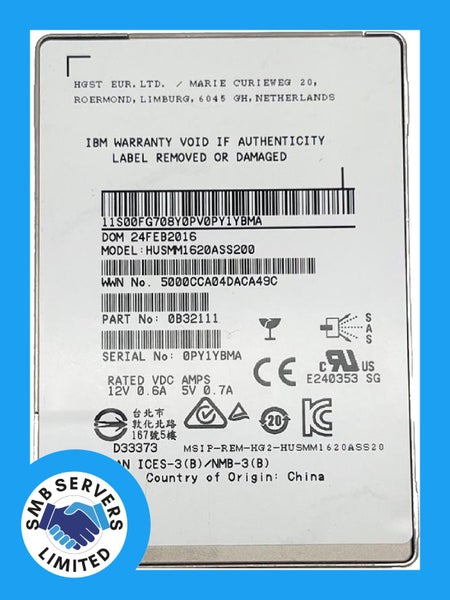 HGST UltraStar SSD1600MM 200GB SAS 12Gb Enterprise SSD Carousel 1