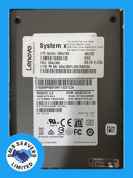 Micron M500DC 480GB 2.5" SATA Enterprise SSD Carousel 1