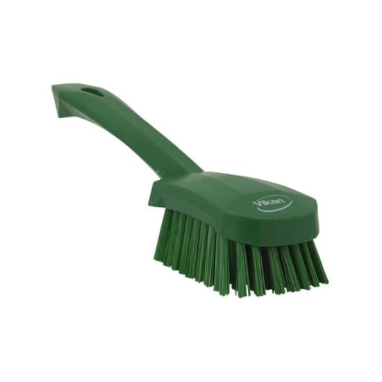 Vikan Short Handled Washing Brush Green-270mm-Soft Bristle (Each) Carousel 1