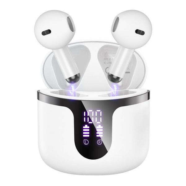 Wireless Earbuds Bluetooth 5.3 LED Display Headphones with Mic in Ear Deep Bass Carousel 1