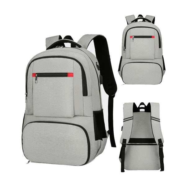 17 Inch Laptop Backpack with Lunch Compartment & USB Port & Earphone Port Carousel 1