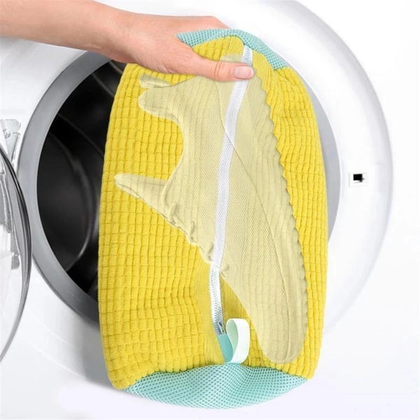 Portable Mesh Laundry Bag Washing Machine Shoes Bag Travel Storage Bags Carousel 2