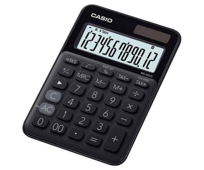 Casio Desktop Calculator Black-Each Carousel 1