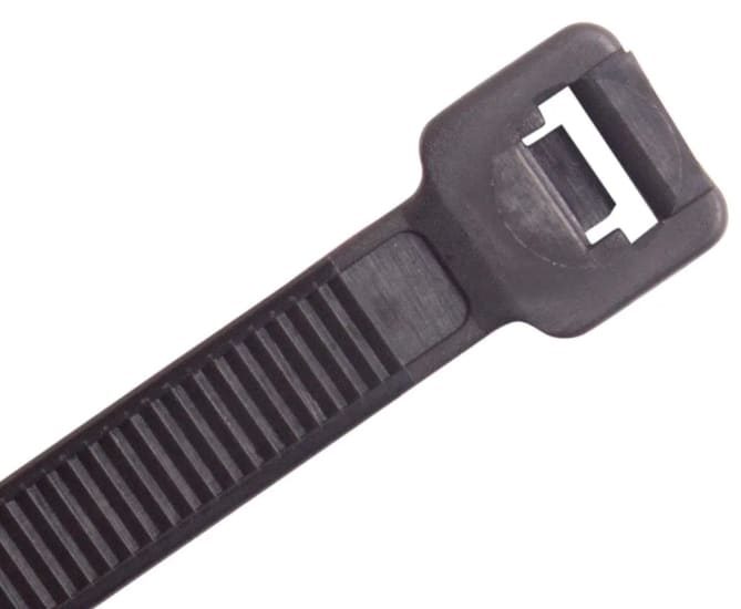 Cabac Heavy Duty Cable Tie Black 533 X 7.6mm (Packet) Carousel 1