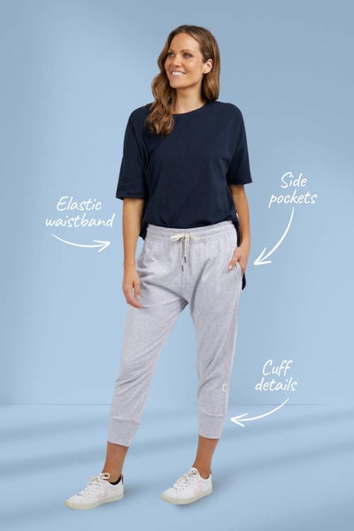 Elm Fundamental Brunch Pants Grey Marle Carousel 2
