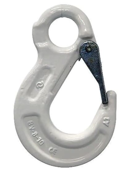 Bullivants Grade 100 Eye Type Sling Hook W/Latch-10mm (Each) Carousel 1