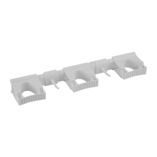 Vikan Hygienic Hi-Flex Wall Bracket System White (Each) Carousel 1