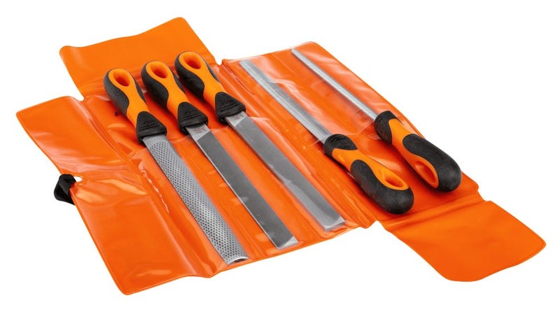 Bahco ERGO Engineering 5 Piece File Set 200mm (Each) Carousel 1