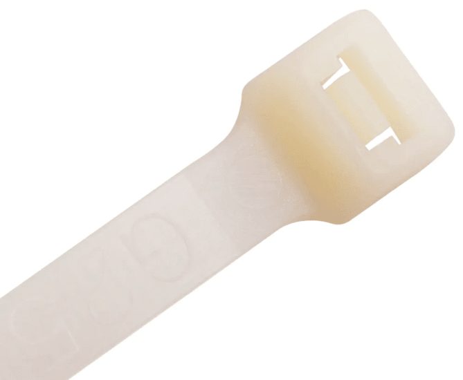 Cabac Nylon Cable Tie Heavy Duty Natural-370 X 7.6MM-100 (Packet) Carousel 1
