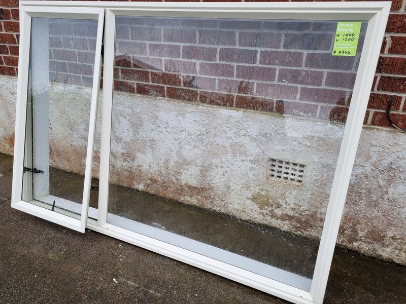 Aluminium Window White 1800W x 1200H [#4344 MA] Carousel 6