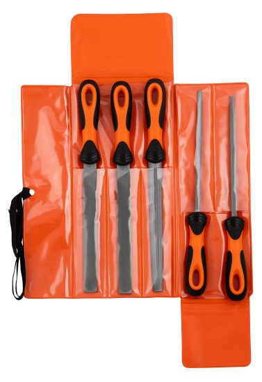 Bahco ERGO Engineering 5 Piece File Set 200mm (Each) Carousel 2