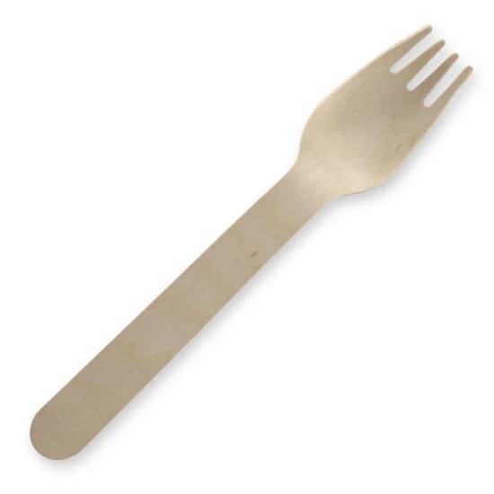 Biopak Wooden Fork-16cm-Case of 2000 (Case) Carousel 1