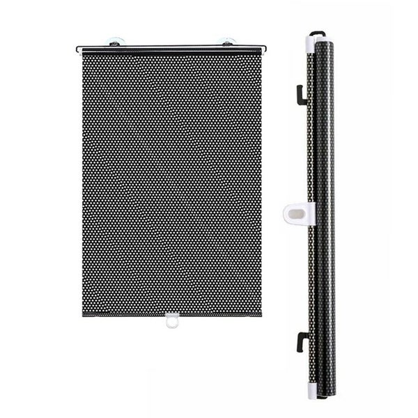 Car Window Shade Retractable Roller Blinds Sunshade Blackout Curtains-Black Carousel 3