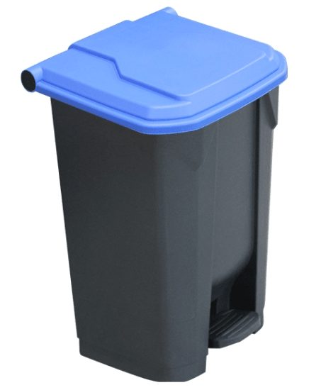 Richmond 80L Pedal Bin Blue Lid-Each Carousel 1