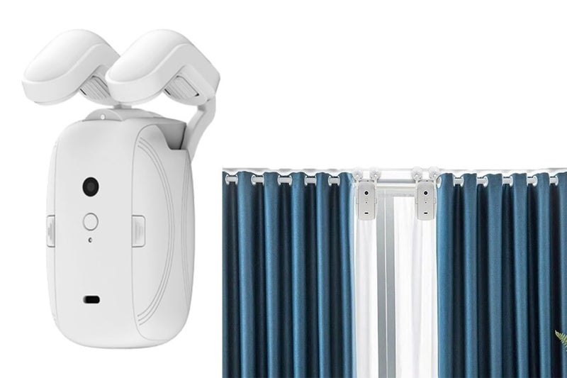 Auto Curtains Opener Shower Drape Motor Switchbot Timer Wireless Smart Home Kit Carousel 1