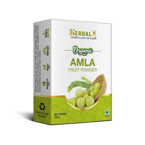 HerbalX Organic Amla Powder | Health Booster |Rich in Antioxidants| Pack of 100g Carousel 1