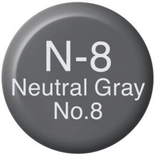 Copic Ink Bottle (New) N8 Neutral Gray No.8 Carousel 2