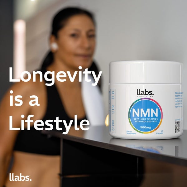 NMN (Nicotinamide Mononucleotide) 500mg - 60 Caps - llabs. Longevity Carousel 2
