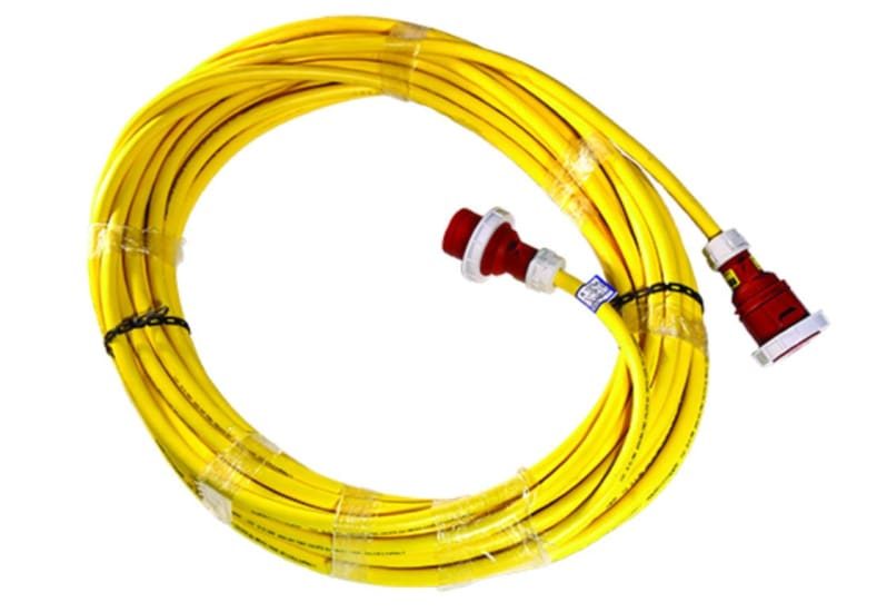 LIFEGUARD Earth screened Three Phase Leads-20M 32A 5PIN (Each) Carousel 1