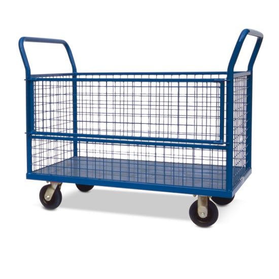 BlueAnt Heavy Duty Cage Trolley-1200L x 700w x 620D (Each) Carousel 2